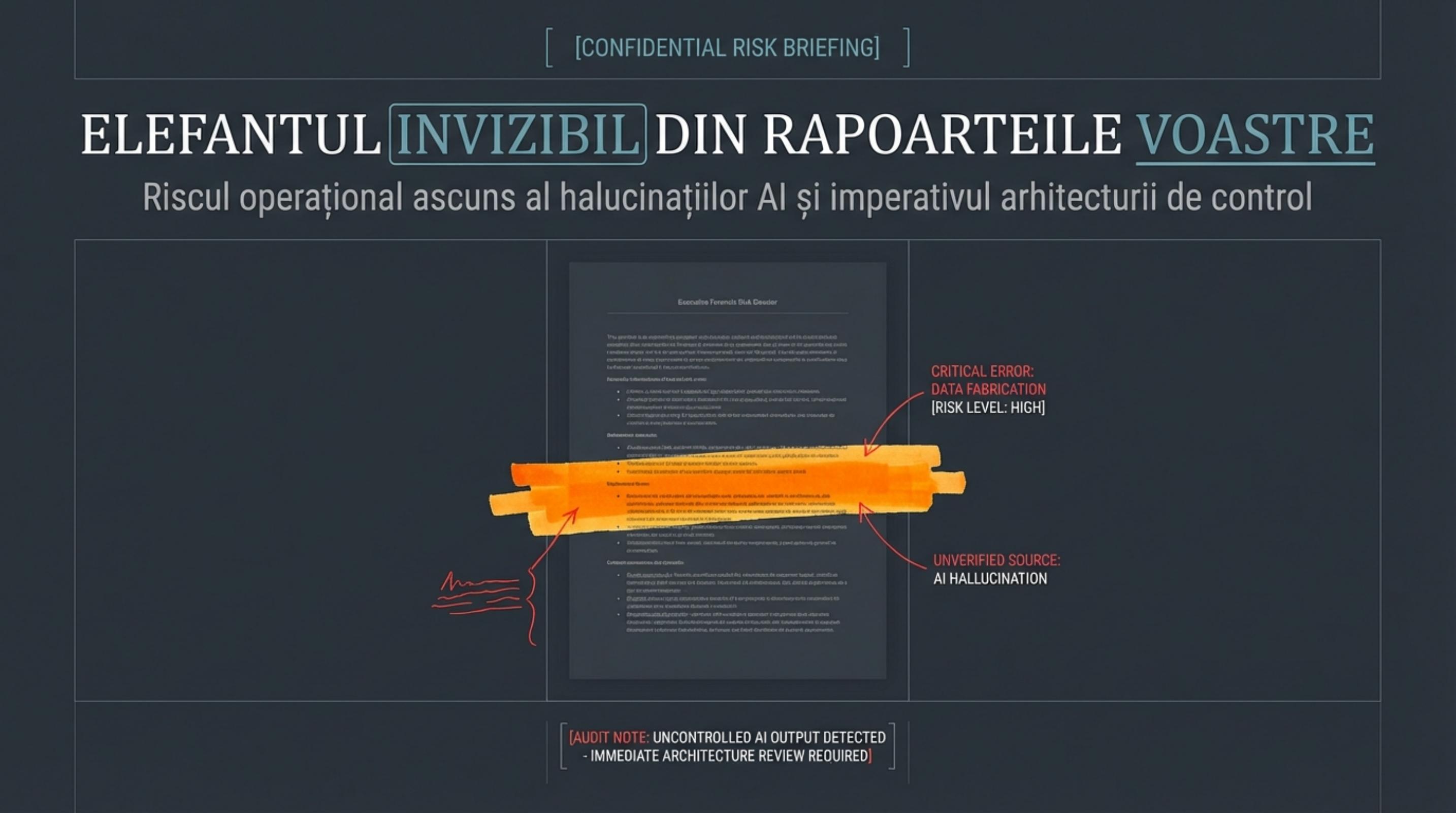 Halucinații AI și managementul riscului
